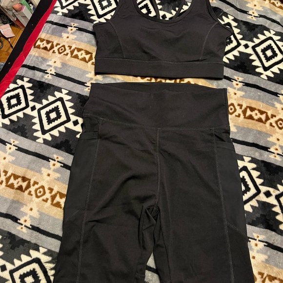 SASA Fashion 2pc Biker Short Set Black S/M - Picture 4 of 14